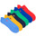 Accessorie Sports socks Polo Ralph Lauren ASX117-SOLIDS-PED-6 PACK Multicolour