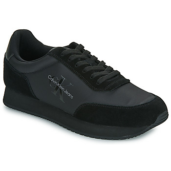 Shoes Men Low top trainers Calvin Klein Jeans RETRO RUNNER LOW LACEUP SU-NY Black
