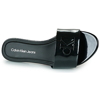 Calvin Klein Jeans FLAT SANDAL SLIDE MG MET Black