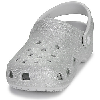 Crocs Classic Glitter Clog Silver