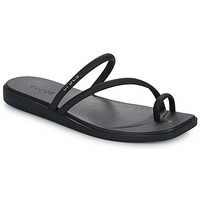 Shoes Women Mules Crocs Miami Toe Loop Sandal Black