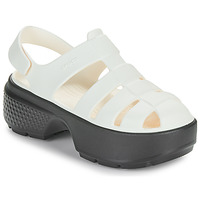 Shoes Women Sandals Crocs Stomp Fisherman Sandal White / Black