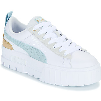 Shoes Women Low top trainers Puma MAYZE White / Taupe