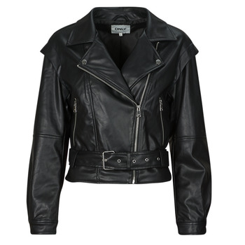 Clothing Women Leather jackets / Imitation le Only ONLRAVEN Black