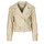 Clothing Women Leather jackets / Imitation le Only ONLRAVEN Beige