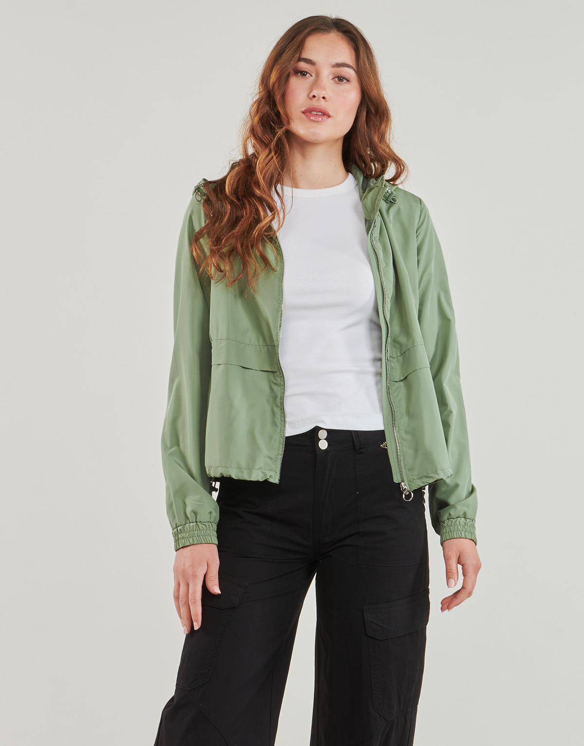 Clothing Women Blouses Only ONLMALOU Green