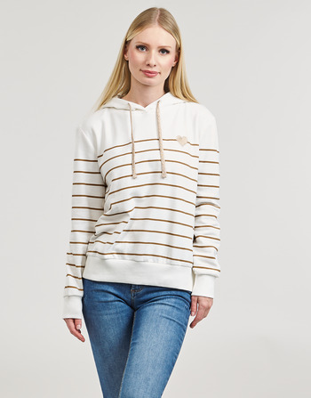 Clothing Women sweaters Only ONLADELLE Ecru / Brown