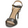 Shoes Women Sandals Lauren Ralph Lauren GWEN-SANDALS-HEEL SANDAL Black
