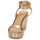 Shoes Women Sandals Lauren Ralph Lauren HILARIE-ESPADRILLES-WEDGE Gold