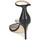 Shoes Women Sandals Lauren Ralph Lauren ALLIE FLOWER-SANDALS-HEEL SANDAL Black / White