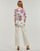 Clothing Women short-sleeved t-shirts Lauren Ralph Lauren JUDY-MID SLEEVE-T-SHIRT Multicolour