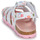 Shoes Girl Sandals Kickers SUMMERTAN White / Pink