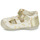 Shoes Girl Sandals Kickers SUSHY White / Gold