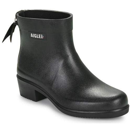 Shoes Women Wellington boots Aigle MYRICA BOTTIL Black