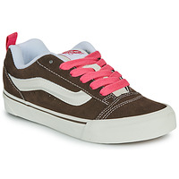 Shoes Women Low top trainers Vans Knu Skool Brown / White / Pink