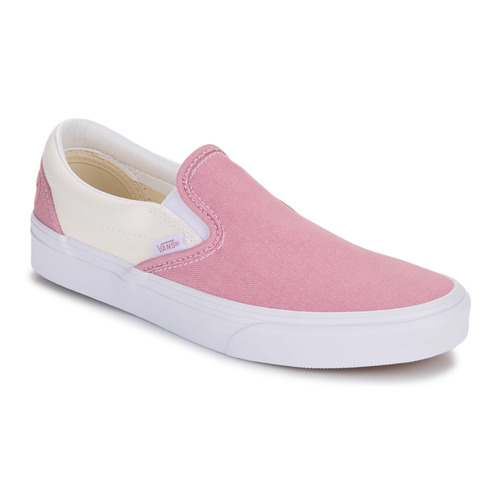 Shoes Women Slip ons Vans Classic Slip-On JOYFUL DENIM LIGHT PINK Pink