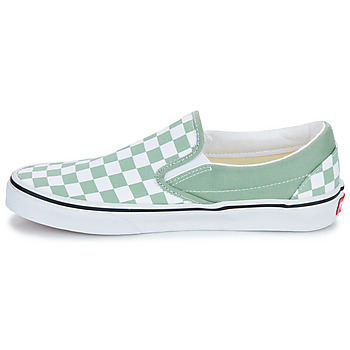 Vans Classic Slip-On COLOR THEORY CHECKERBOARD ICEBERG GREEN Green