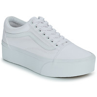 Shoes Women Low top trainers Vans UA Old Skool Stackform TRUE WHITE White