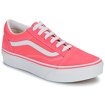 Shoes Girl Low top trainers Vans Old Skool Platform HONEY SUCKLE Pink