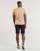 Clothing Men short-sleeved t-shirts Polo Ralph Lauren T-SHIRT AJUSTE COL ROND EN PIMA COTON Beige