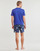 Clothing Men short-sleeved t-shirts Polo Ralph Lauren T-SHIRT AJUSTE COL V EN COTON Blue