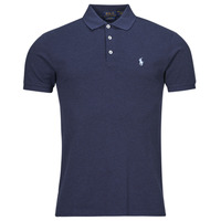Clothing Men short-sleeved polo shirts Polo Ralph Lauren POLO AJUSTE SLIM FIT EN COTON STRETCH MESH Blue