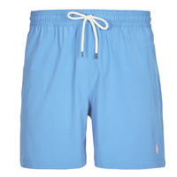 Clothing Men Trunks / Swim shorts Polo Ralph Lauren MAILLOT DE BAIN UNI EN POLYESTER RECYCLE Blue / Sky / New / England / Blue