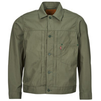 Clothing Men Denim jackets Levi's TYPE I TRUCKER Smokey / Olive