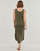 Clothing Women Long Dresses Pieces PCBILLO TANK MIDI DRESS LUREX Kaki