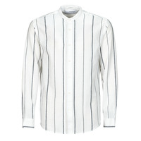 Clothing Men long-sleeved shirts Selected SLHREGNEW-LINEN White