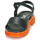 Shoes Women Sandals Art BIRMINGHAM Black / Orange
