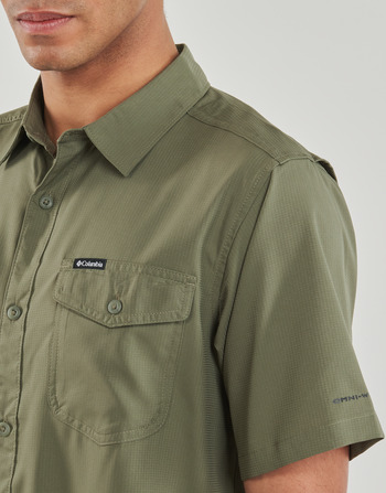 Columbia Utilizer II Solid Short Sleeve Shirt Green