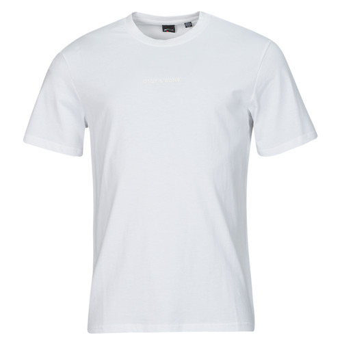 Clothing Men short-sleeved t-shirts Only & Sons  ONSLEVI White