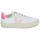 Shoes Women Low top trainers Veja CAMPO CANVAS White / Pink