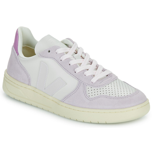 Shoes Women Low top trainers Veja V-10 White / Violet