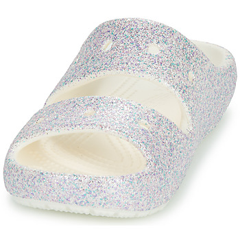 Crocs Classic Glitter Sandal v2 K White / Glitter