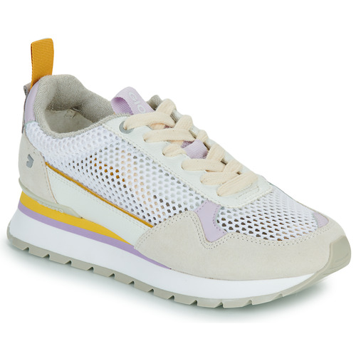 Shoes Women Low top trainers Gioseppo VAMO White / Yellow / Violet