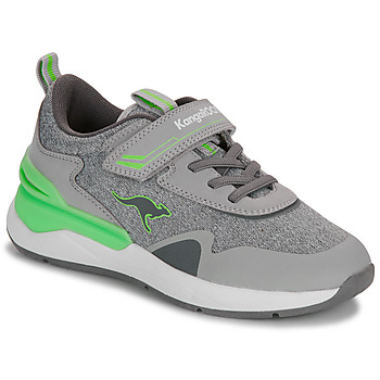 Shoes Children Low top trainers Kangaroos KD-Gym EV Grey / Green