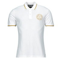 Clothing Men short-sleeved polo shirts Versace Jeans Couture 76GAGT02 White
