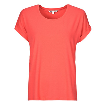 Clothing Women short-sleeved t-shirts Only ONLMOSTER Red