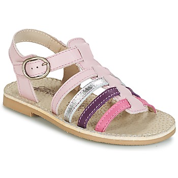 Shoes Girl Sandals Citrouille et Compagnie JASMA Pink / Violet
