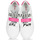 Shoes Women Low top trainers Bons baisers de Paname EDITH BARBIE GIRL PWR ZEBRA White / Pink / Black