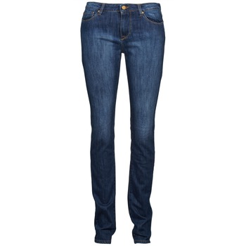 material Women straight jeans Acquaverde NEW GRETTA Blue