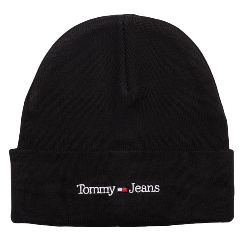 Clothes accessories hats Tommy Jeans SPORT BEANIE Black