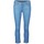 material Women cropped trousers School Rag PART COURT COMF Blue / Medium