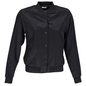 material Women Jackets / Blazers Manoush TEDDY FLEUR SIATIQUE Black