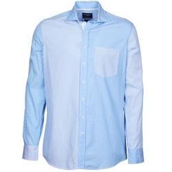 material Men long-sleeved shirts Hackett GORDON Blue