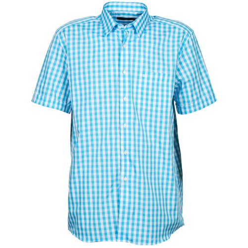 Viscous Extremists dispatch Pierre Cardin 539236202-140 Blue - Free delivery | Spartoo NET ! - Clothing  short-sleeved shirts Men USD/$75.20