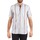 Clothing Men short-sleeved shirts Pierre Cardin 539936240-130 Blue / Beige / Brown