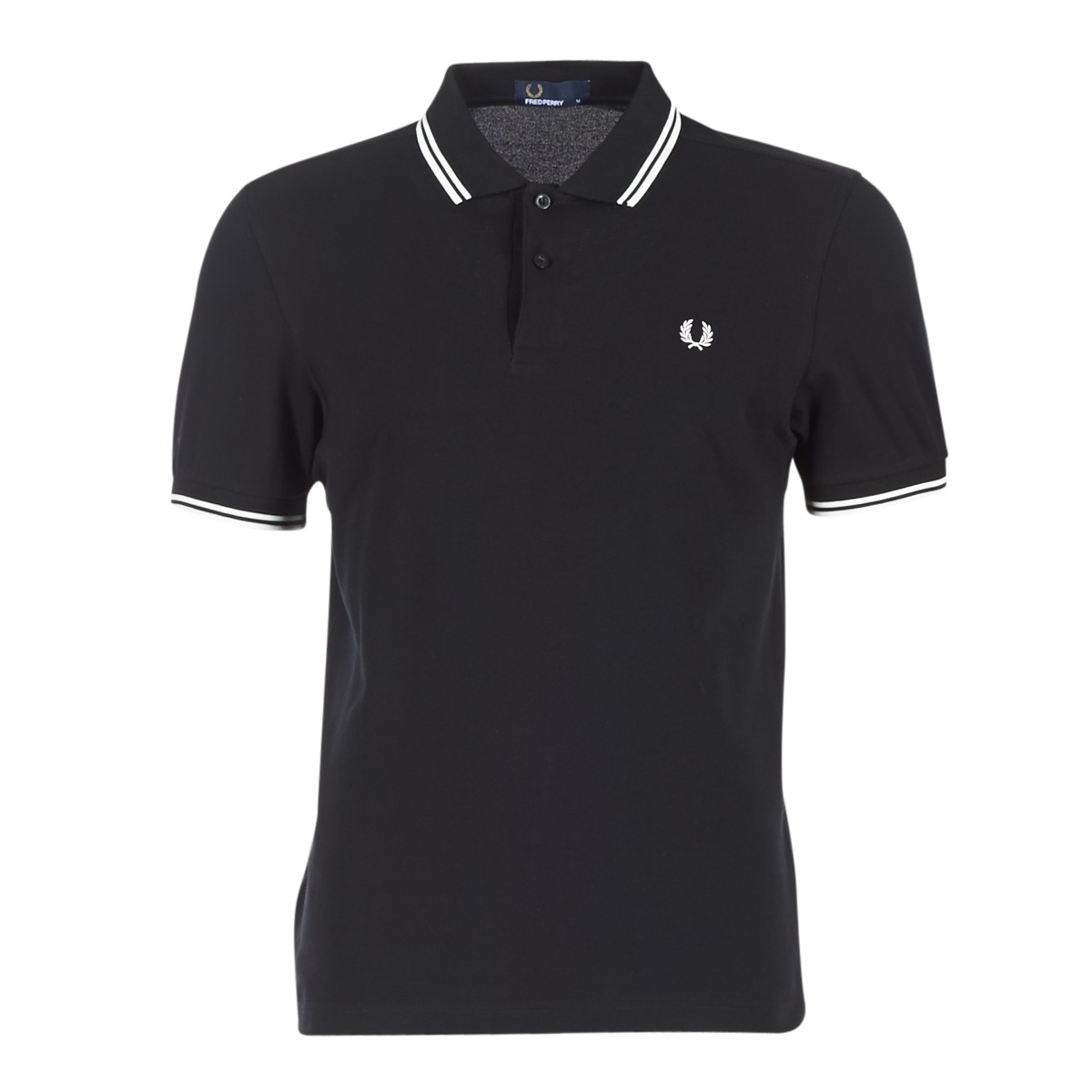 celos Abuso Dictadura Fred Perry SLIM FIT TWIN TIPPED Black / White - Free delivery | Spartoo NET  ! - Clothing short-sleeved polo shirts Men USD/$98.00